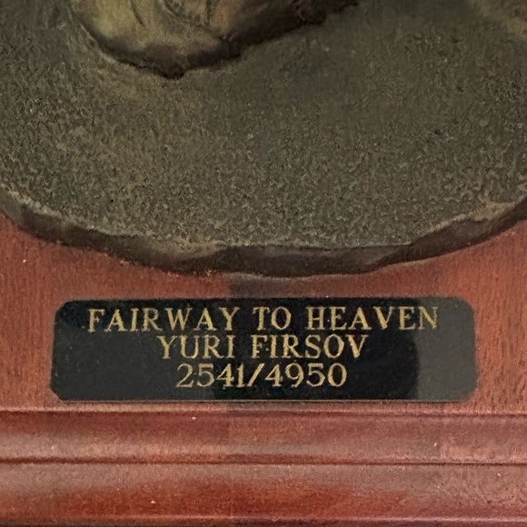 Bronze Golfer Sculpture“Fairway to Heaven” by Yuri Firsov 2541/4950 - Picture 5 of 8